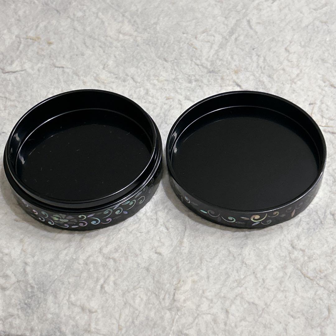 茶道具　宗旦好　琉球青貝　香合　道場宗廣作