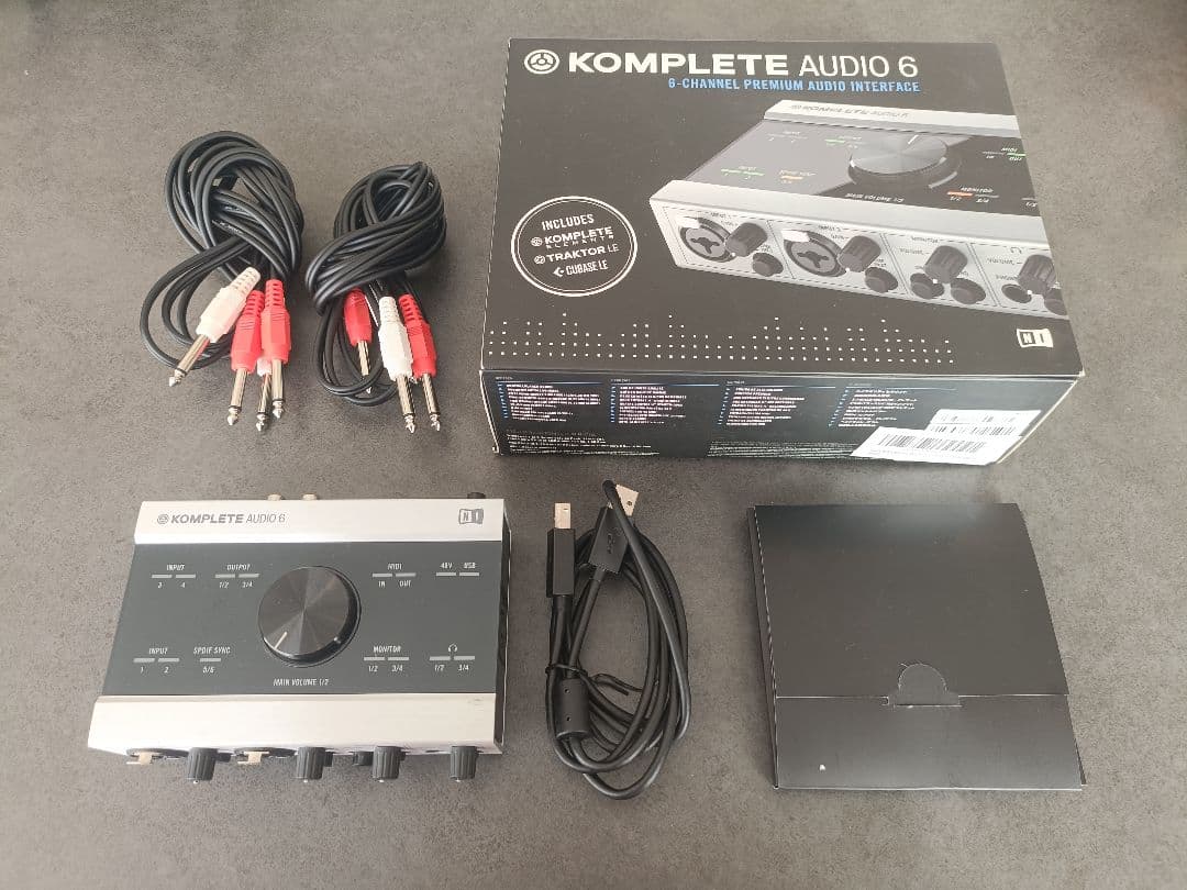 KOMPLETE AUDIO 6【フォーンケーブル付】 - DTM・DAW最 安値 で