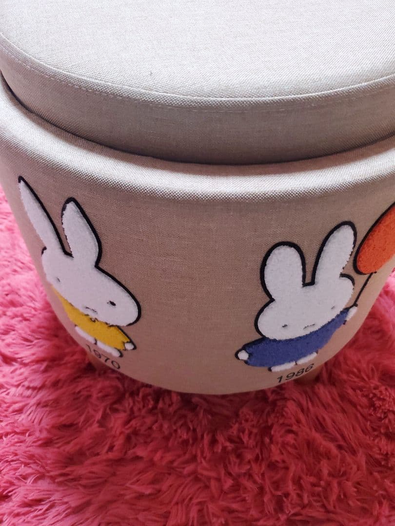 スタディオクリップミッフィー3WAY刺繍収納スツール