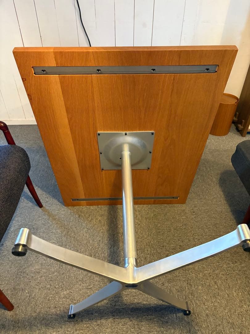 greeniche カフェテーブル オーク材 高さ61cm