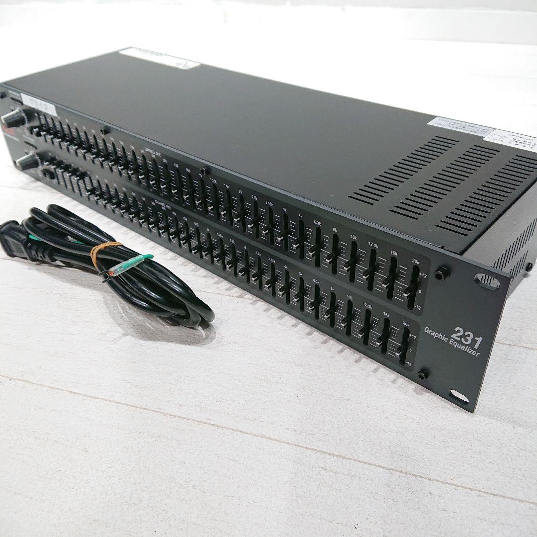DBX 231 graphic equalizer グラフィックイコライザー - メルカリ