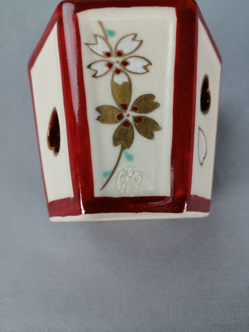 茶道具】桐鳳造 雪洞蓋置 蓋置199