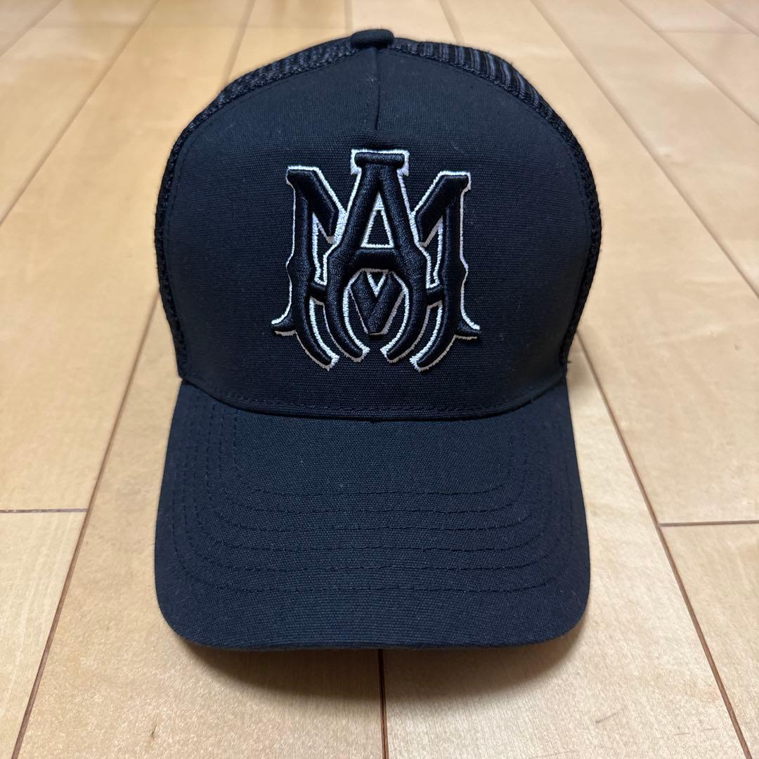 AMIRI ブラック メッシュキャップ