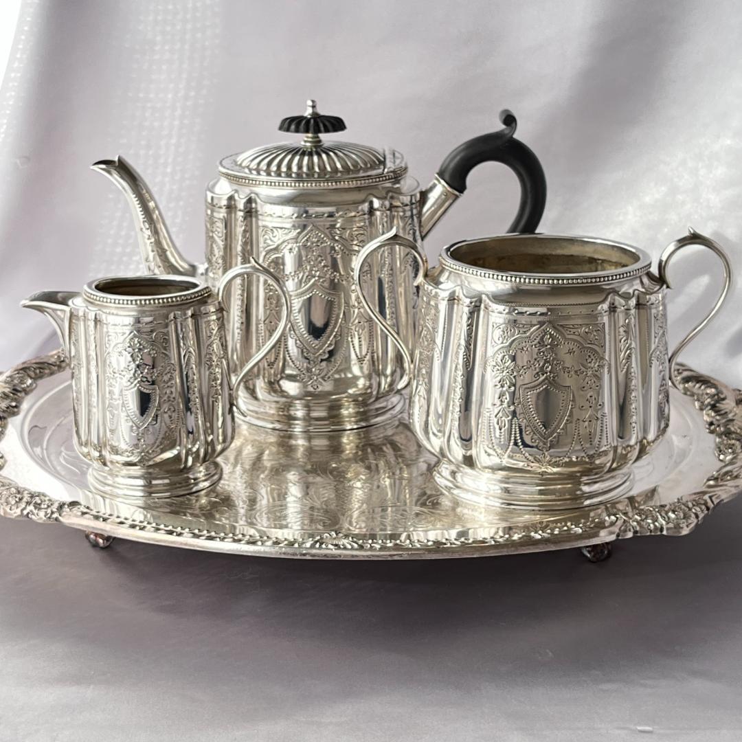 【Joseph Rodgers】 エドワーディアンのティーセット