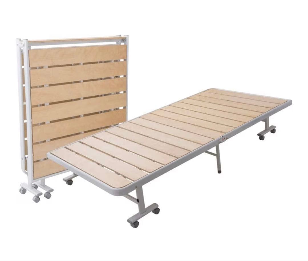 週末限定値下げ】エムール折りたたみベッド キャスター付き