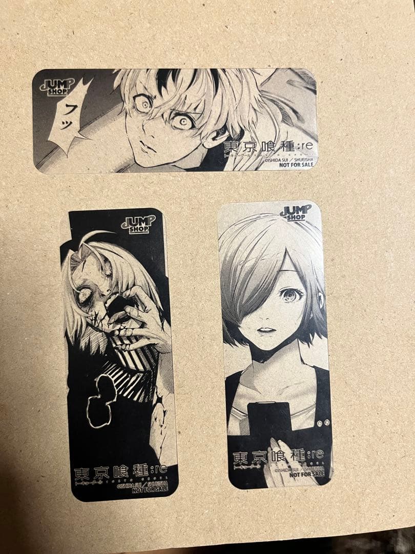 レア〗東京喰種 クリアしおり ジャンプショップ特典 霧嶋董香 佐々木琲世