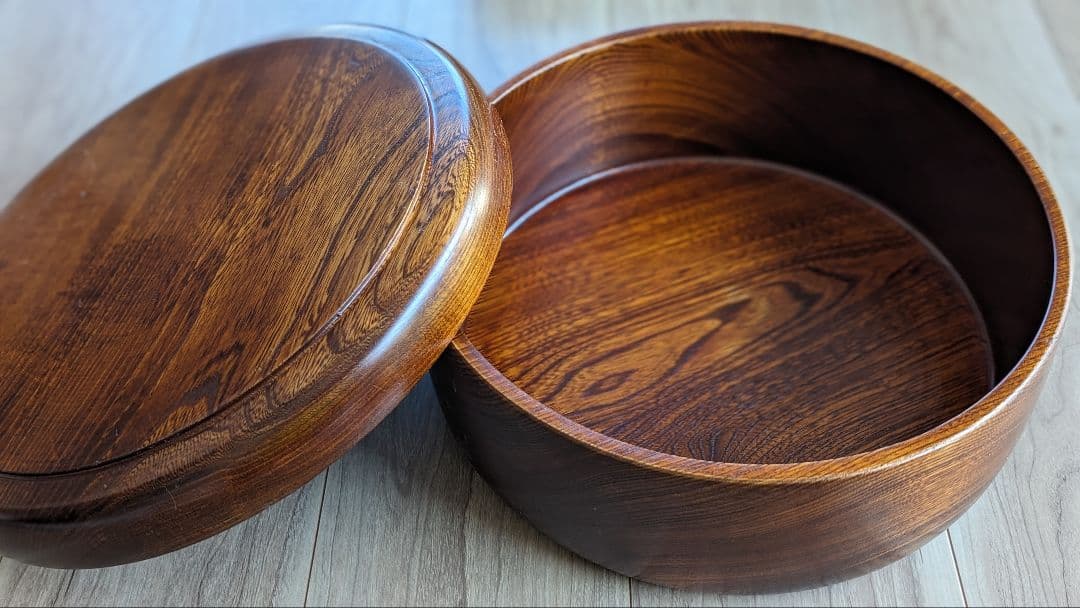 新品未使用】木製 茶びつ ロクロ製品