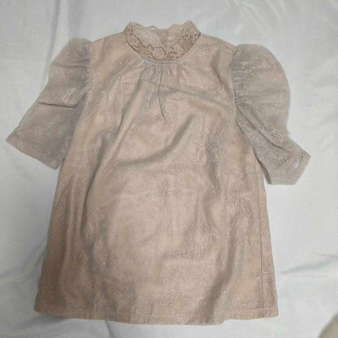 【2way☆】ROBE de FLEUR　チュールｘレースブラウスセットドレス