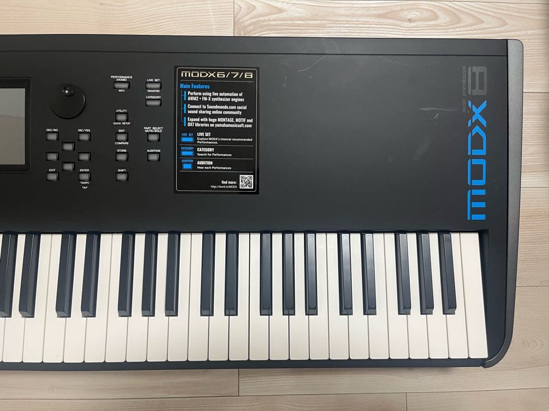 稀少品】YAMAHA MODX8 88鍵シンセサイザー 付属品＆ケース