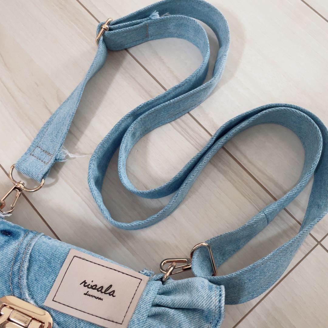 専用2点おまとめ デニリメイク フリル ウォレット ショルダー