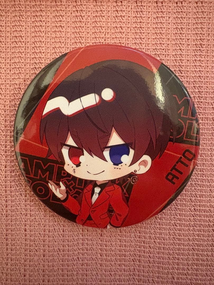 AMPTAK あっとくん 23HW デフォ 缶バッジ