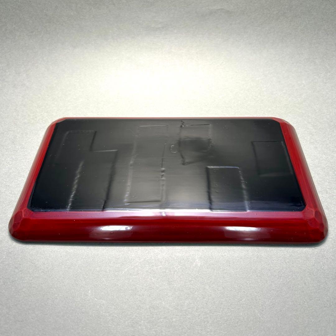 角盆　『後藤塗　香川漆器』　宗家後藤盆　朱色　讃岐漆器　お茶道具　茶道　工芸品