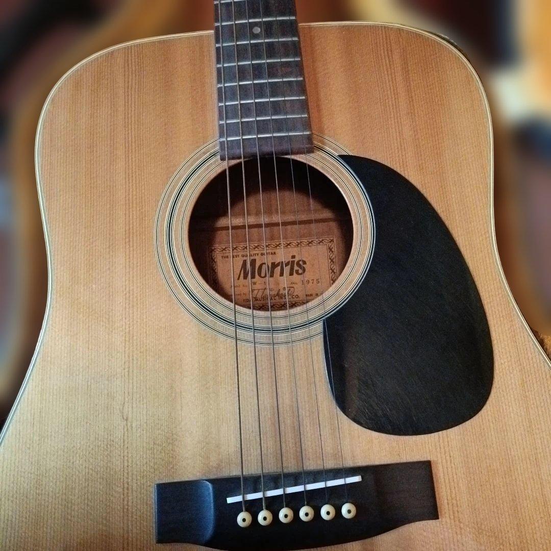 1975年製Morris W-15 アコースティックギター ケース付き 期間限定