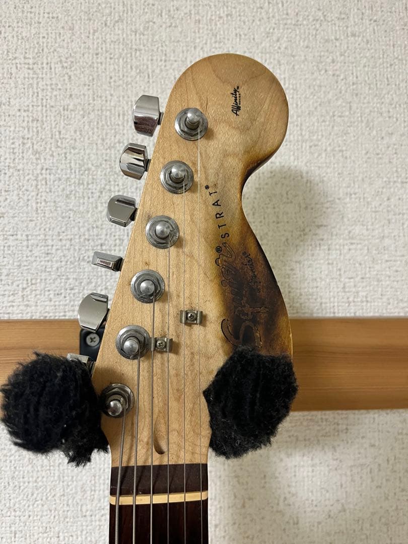 【良品】squire ストラトキャスター　ラージヘッド