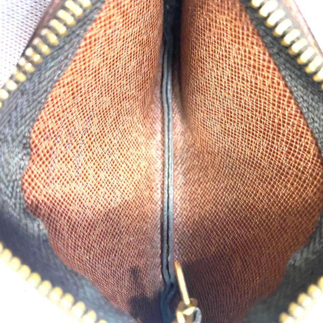 ルイ ヴィトン◎ポシェット クレ モノグラム ケース キーホルダー 茶色