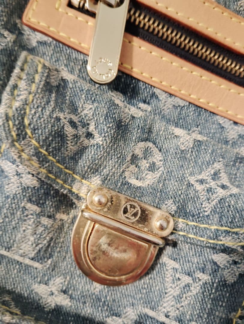 ルイ・ヴィトンデニムブルー ショルダーバッグ