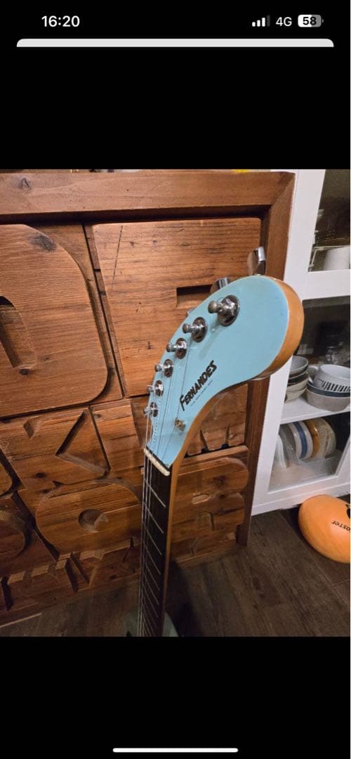 中古】FERNANDES ZO-3 エレキギター 水色 - メルカリ