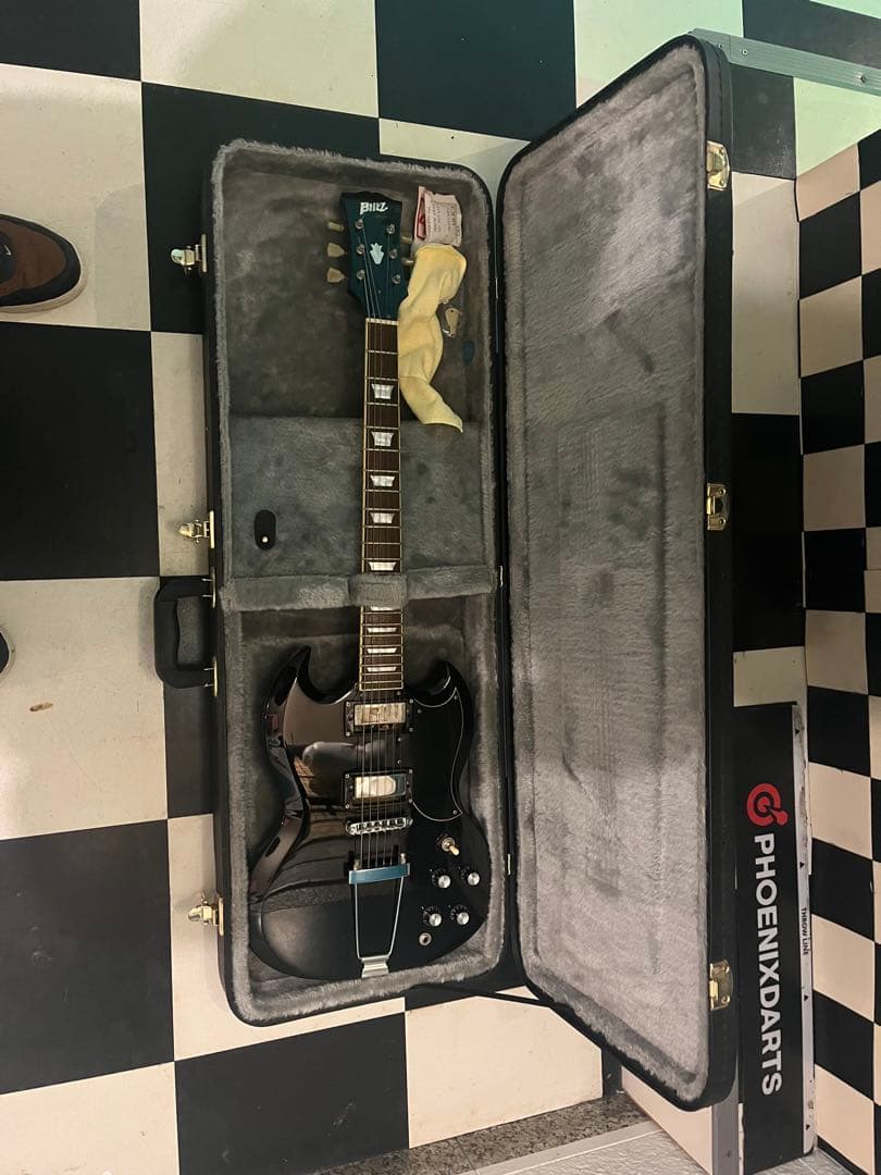 Blitz By アリアプロ2 SGタイプ ミニハム載せ替え Blitz By アリアプロ2 SGタイプ ミニハム載せ替え Blitz By アリアプロ