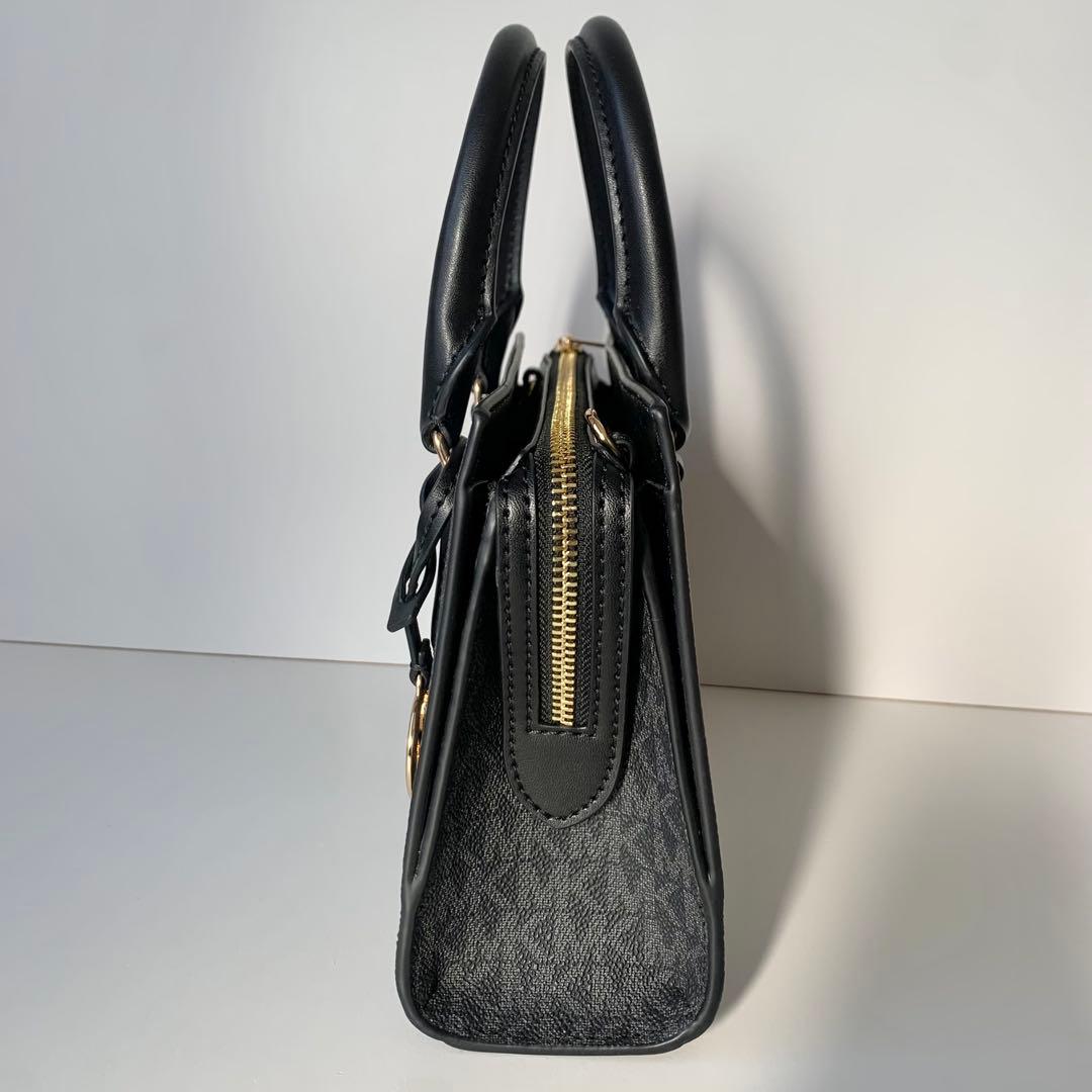 【マイケルコース】ハンドバッグ　ショルダーバッグ　2way シグネチャー　黒