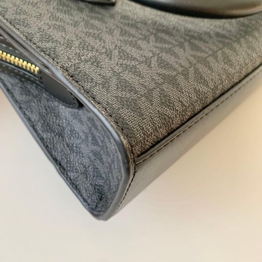 【マイケルコース】ハンドバッグ　ショルダーバッグ　2way シグネチャー　黒