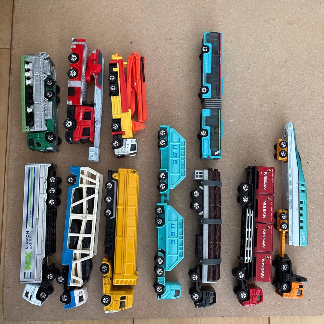 ロングトミカ まとめ売り 新幹線・NISSAN・日本通運・宇部興産