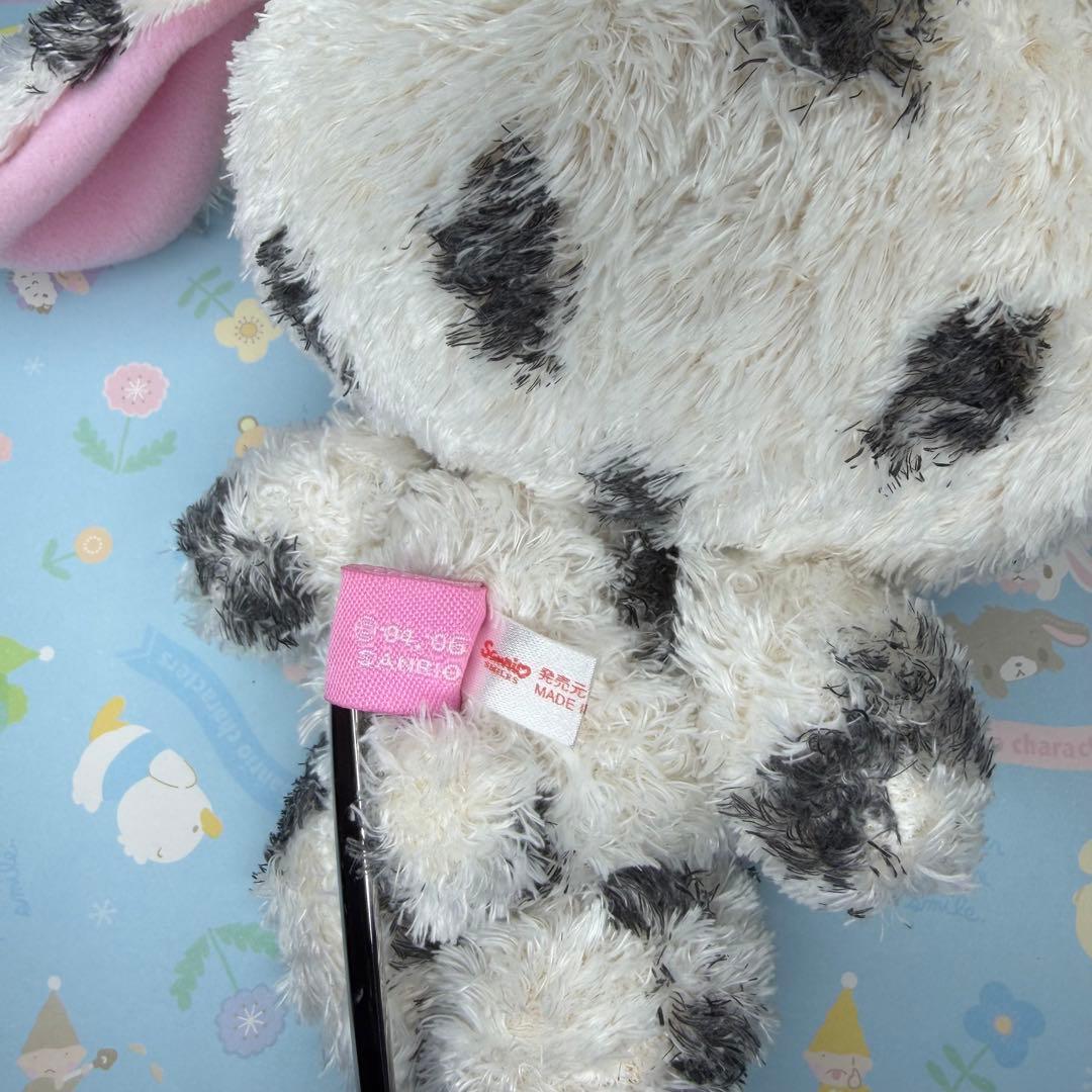 激レア　シュガーバニーズぬいぐるみ ぶちうさ　アイスクリーム刺繍