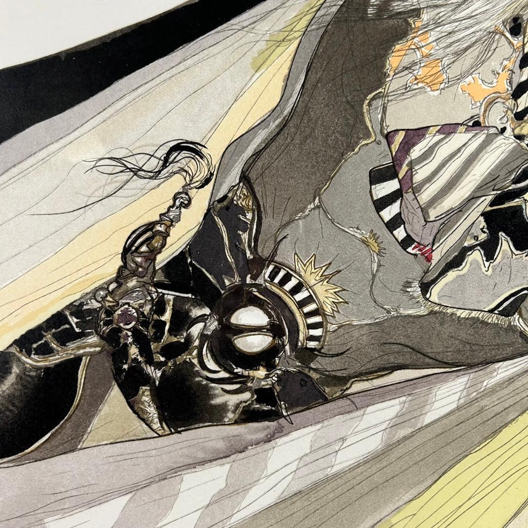 天野喜孝「彩」リトグラフ 直筆サイン入り 25号 大作 ファイナル