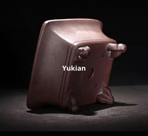 方形鉢 紫砂の鉢 盆栽鉢 植木鉢 小品盆栽鉢 大品盆栽鉢