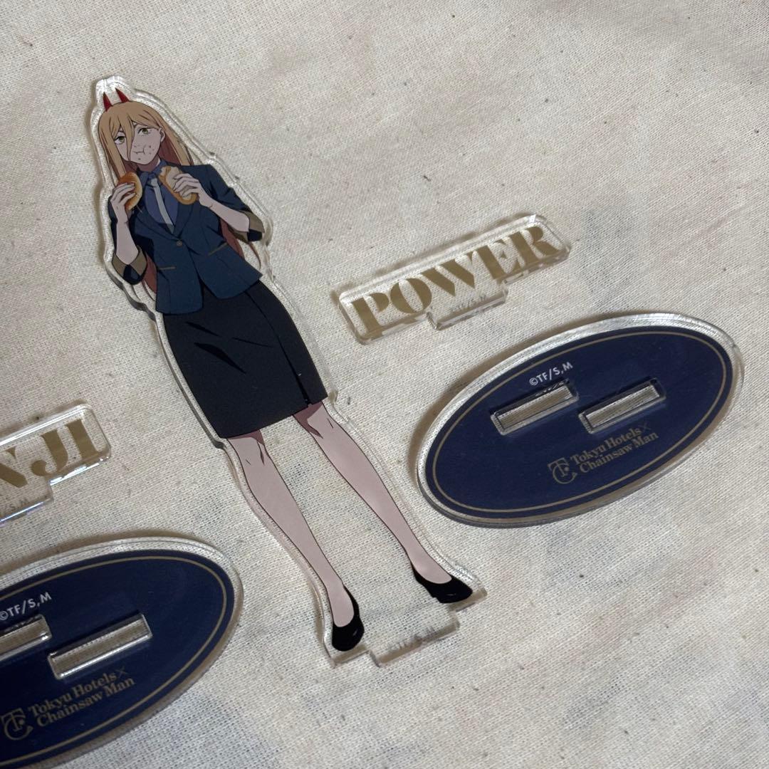 チェンソーマン　デンジ　パワー　東急ホテル　アクリルスタンド　ホテル　コラボ