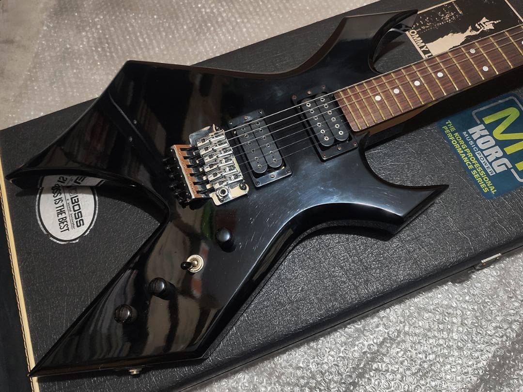 B.C. RICH Warlock エレキギター 86年 日本製 ハードケース付 - メルカリ