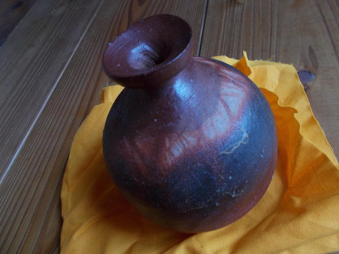 備前焼⑪蕪徳利 緋色 丁斎 【20】 S115751250 公式 ストア