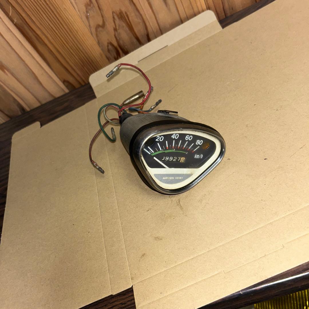 希少当時物廃盤品動作確認済み旧車ホンダダックスのメーターだと思い
