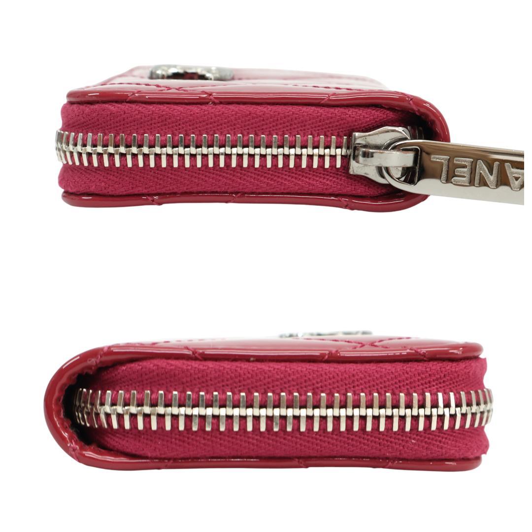 美品 CHANEL シャネル ブリリアント ケース ピンク パテントレザー