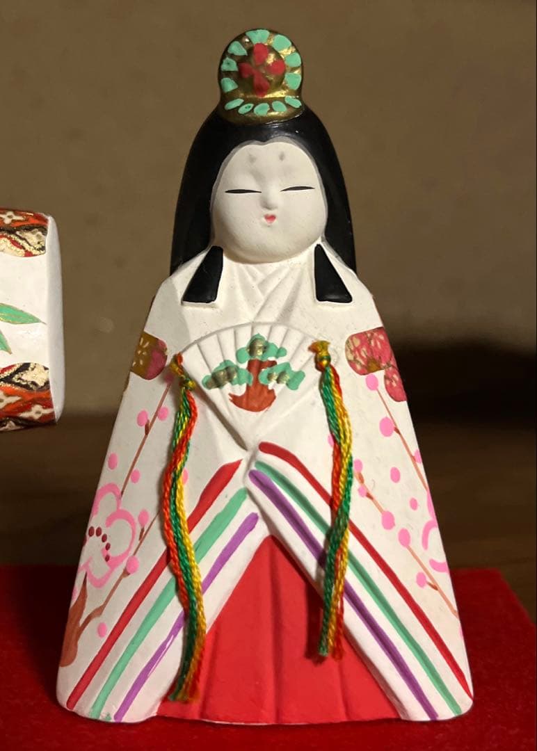 京の人形工房　豆雛　陶器　雛人形　立ち雛