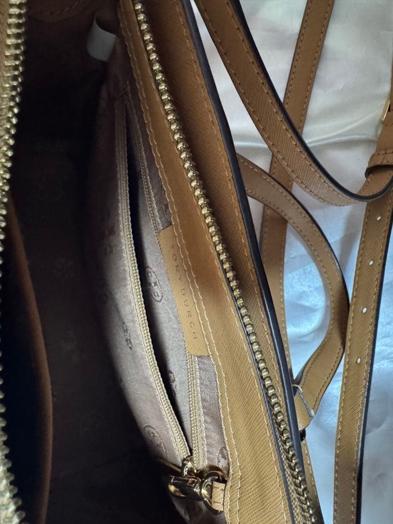 TORY BURCH ブラウン ショルダーバッグ