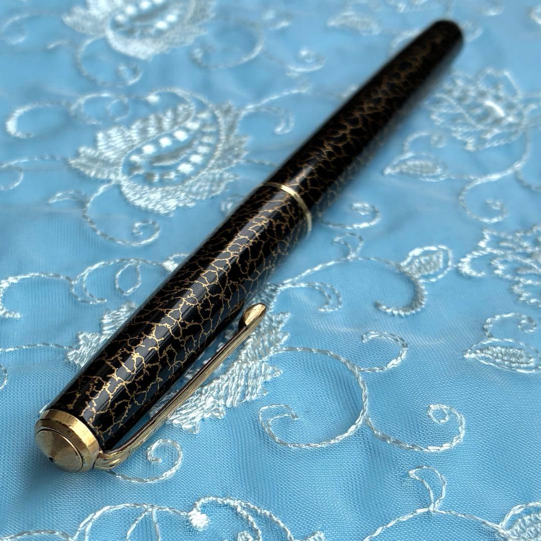 パイロット　国光会　蒔絵　黒蜻蛉14金　ヴィンテージ 50s パイロット 蒔絵 黒蜻蛉 PILOT （細字） 14K 03030 | 川口明弘の