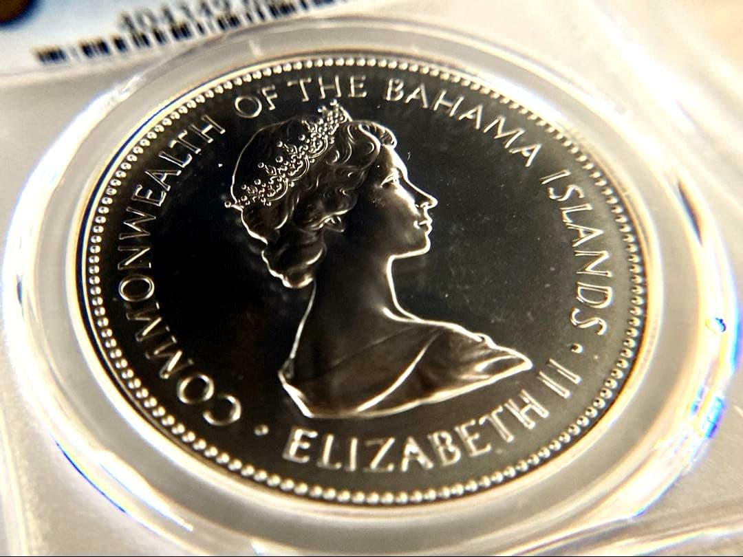 Akina-(^_-)O様専用 1971年バハマ2ドル記念銀貨☆MS68 - メルカリ