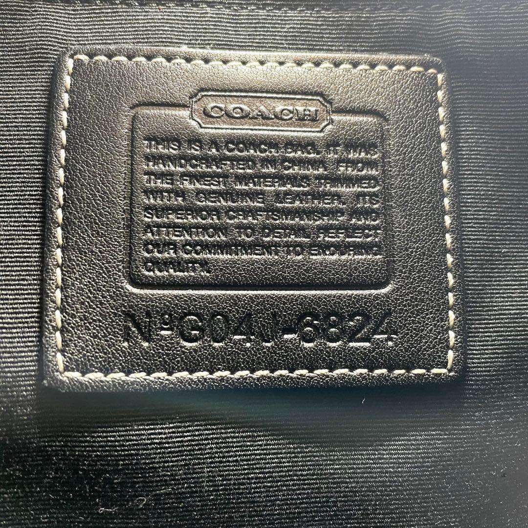 【美品】コーチ　ワンショルダーバッグ　タッセル　チャーム　シグネチャー