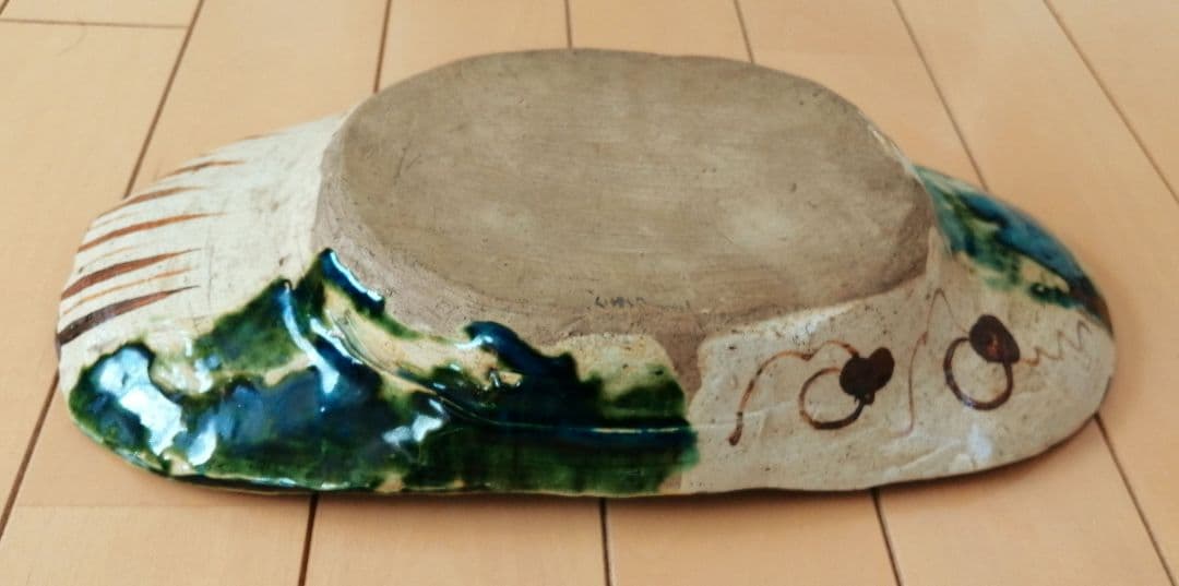 candy　菓子皿　織部　織部焼　織部菓子器