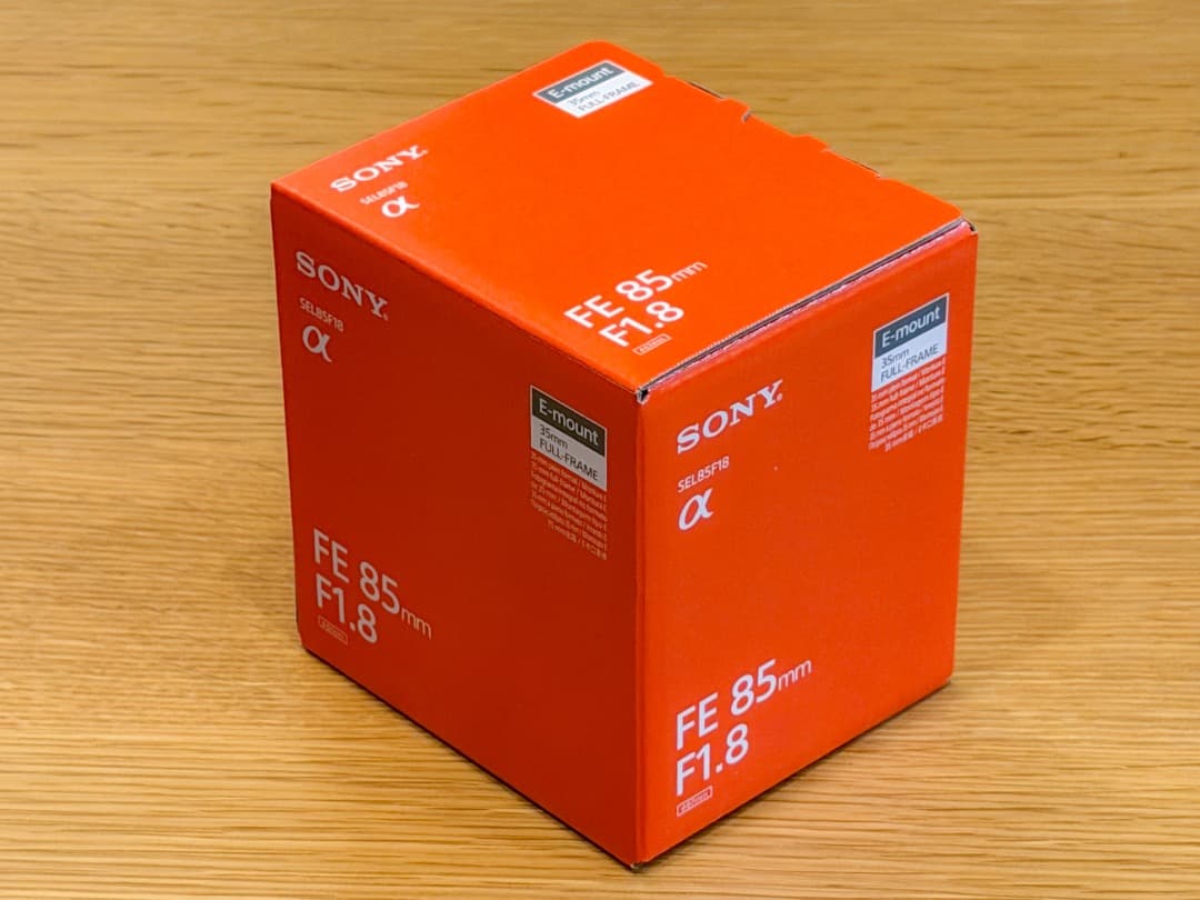 【美品】SONY FE 85mm F1.8 (SEL85F18) カメラレンズ FE 85mm F1.8 ブラック SEL85F18 [ソニーE /単焦点レンズ