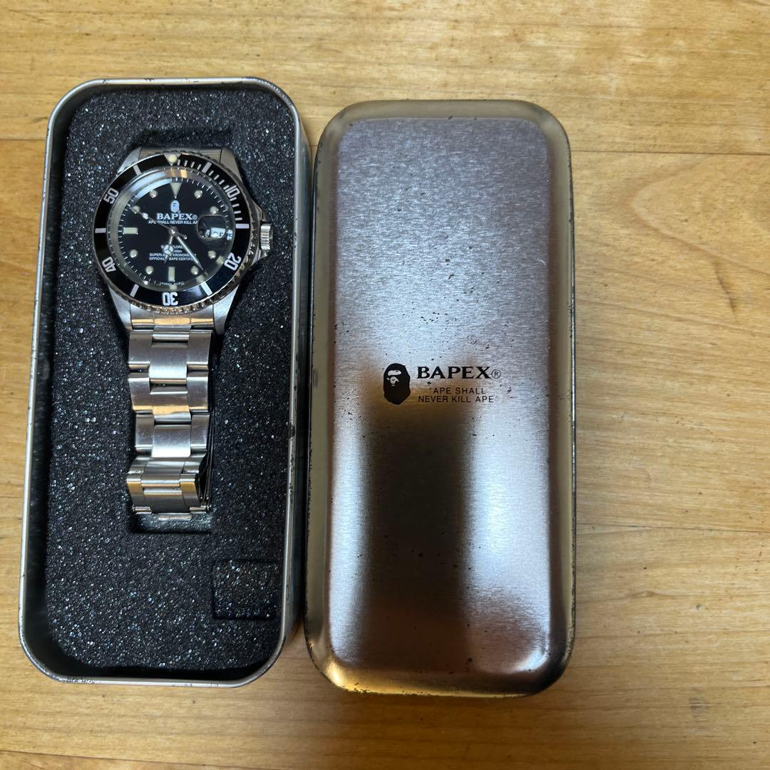 希少初期化型　ア ベイシング エイプ BAPEX サルマリーナ 腕自動巻き時計