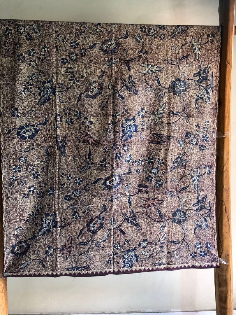 藍染めオールドバティック(8516)手描き&チャップ