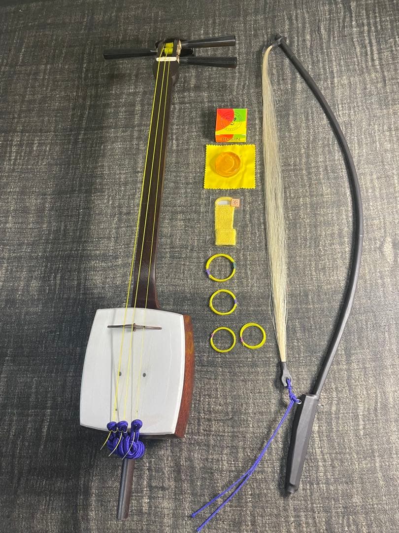 和胡弓 木製 弓 付属品セット