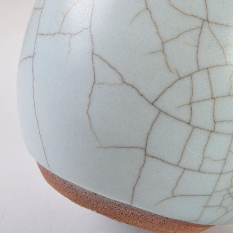 人間国宝 弓野窯 中島宏造 青磁 徳利 共箱 V 9154 美術品