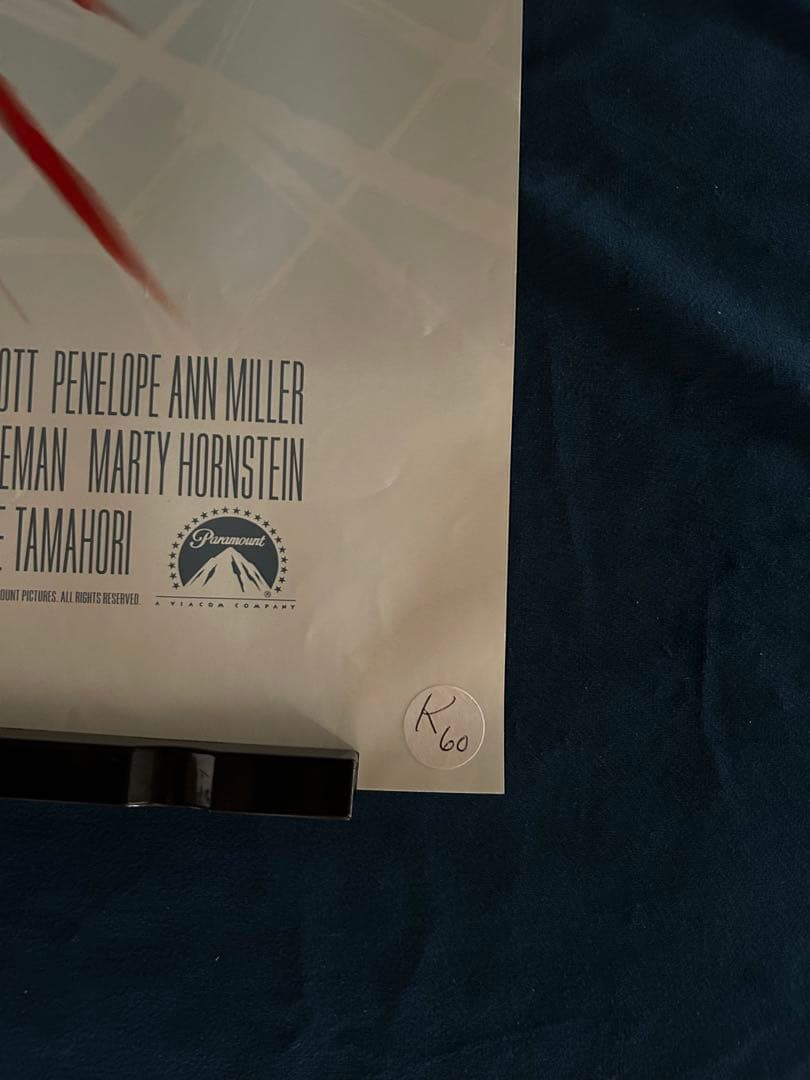 スパイダー　USオリジナル映画ポスター