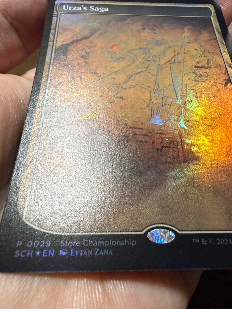 ウルザの物語　ストアチャンピオンシッププロモ　テキストレス　FOIL MTG