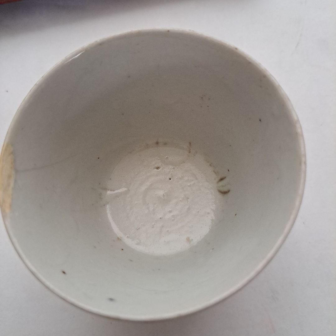 初期山芋判　蕎麦猪口　超希少　1680年頃　　享保の楓文