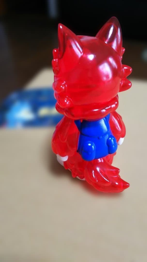 あらいきりこ おおかみくん ソフビ ゲームカラー クリアレッド あらいきりこ