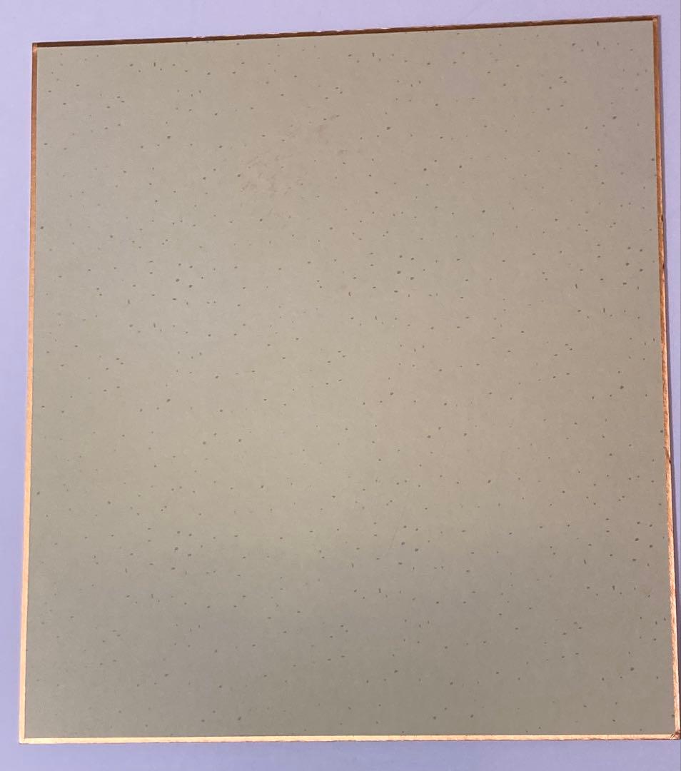 s３　レア　直筆　巨人の星色紙【直筆星飛雄馬&サイン】川崎のぼる先生