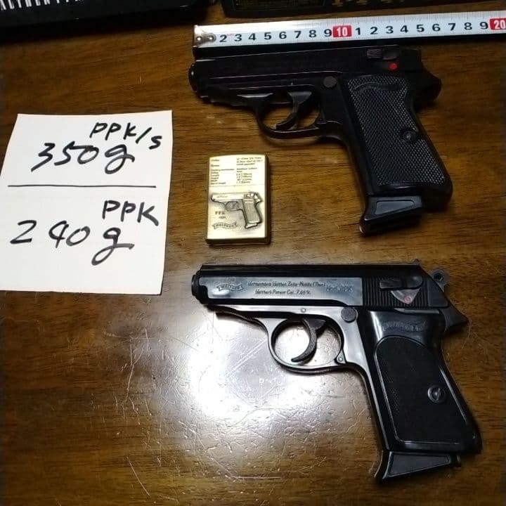 WALTHER　 PPK/S 　PPK ガス　オイルライター　ジェームス・ボンド